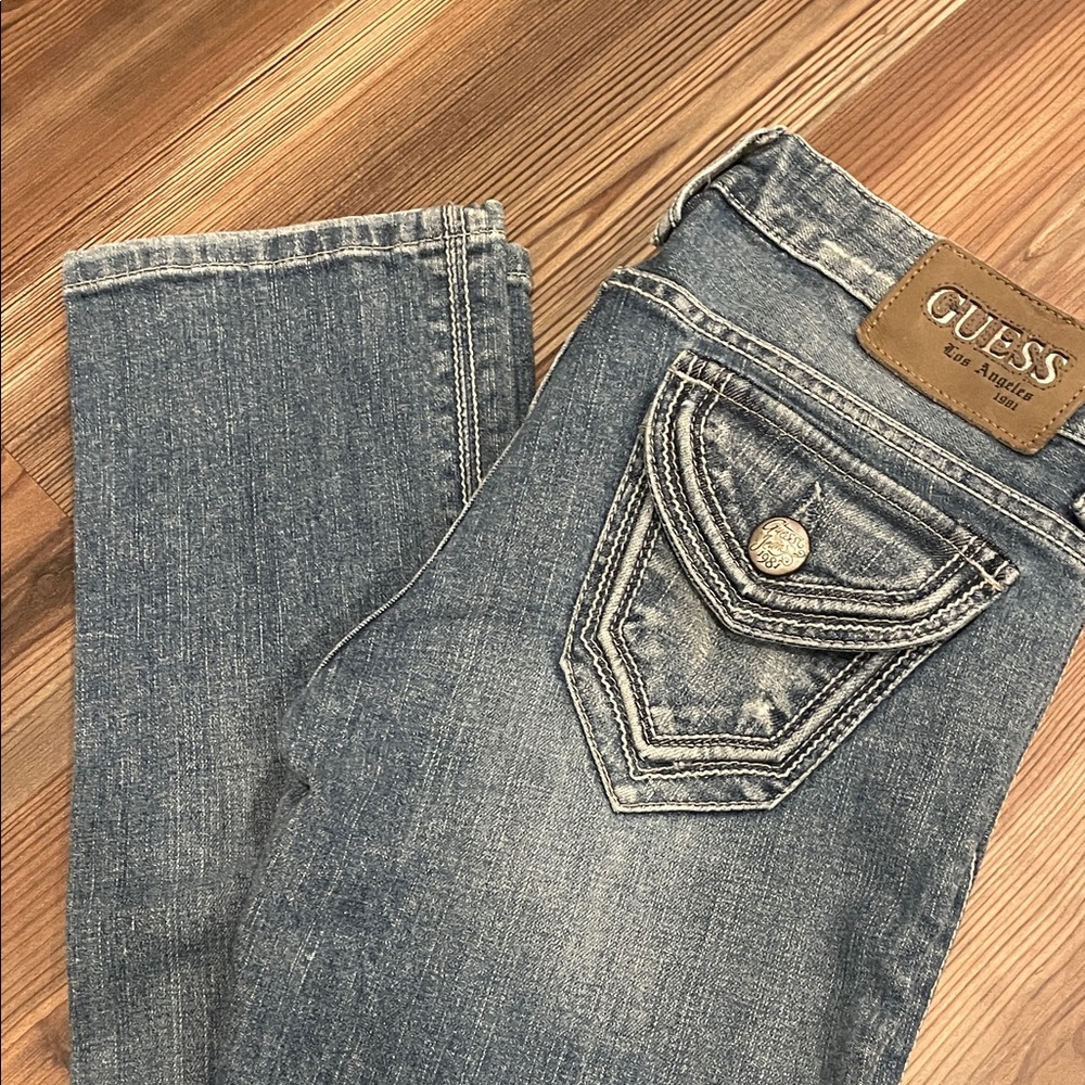 GUESS Foxy Straight Leg Jeans